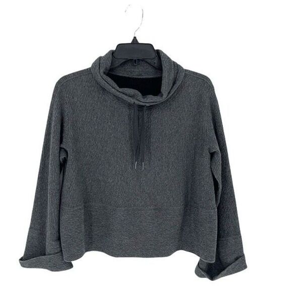 Lululemon Athletica Womens Retreat Yourself Pullover Sweater Charcoal Small - Picture 2 of 8
